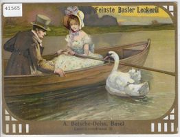 Feinste Basler Leckerli - A. Betsche-Deiss Basel - Litho