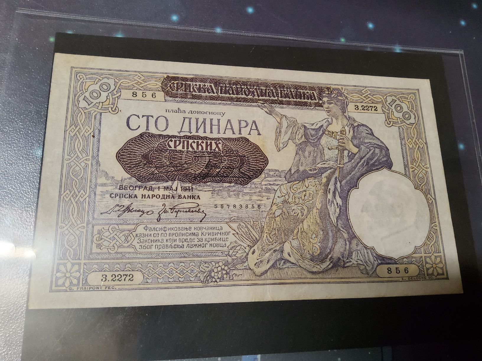 Banconote: Banknote Jugoslawien 1941 – Nuovo (secondo la descrizione) da Herisau venduto da Nluanalucas
