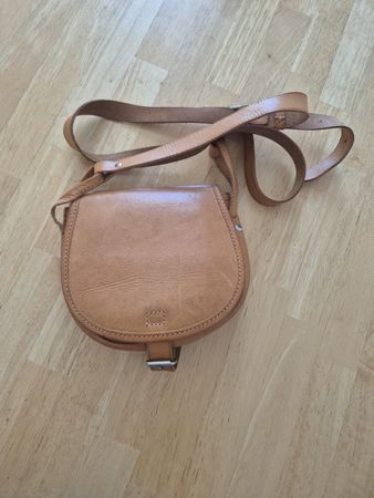 Ledertasche Damen Umhängetasche Braun