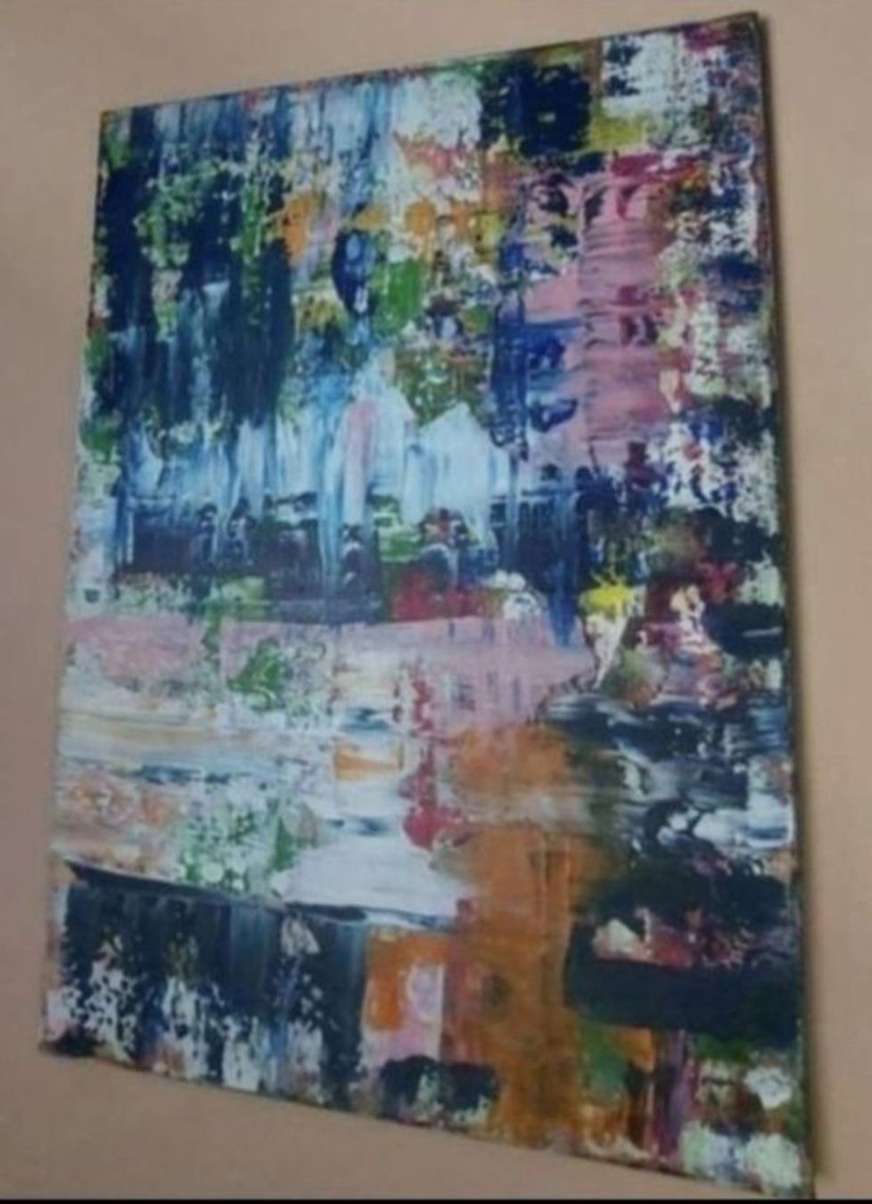 Dipinti: Gemälde " Lebensfarben" handmade 50×70 – Nuovo (secondo la descrizione) da Riehen venduto da Steinbock1970 1