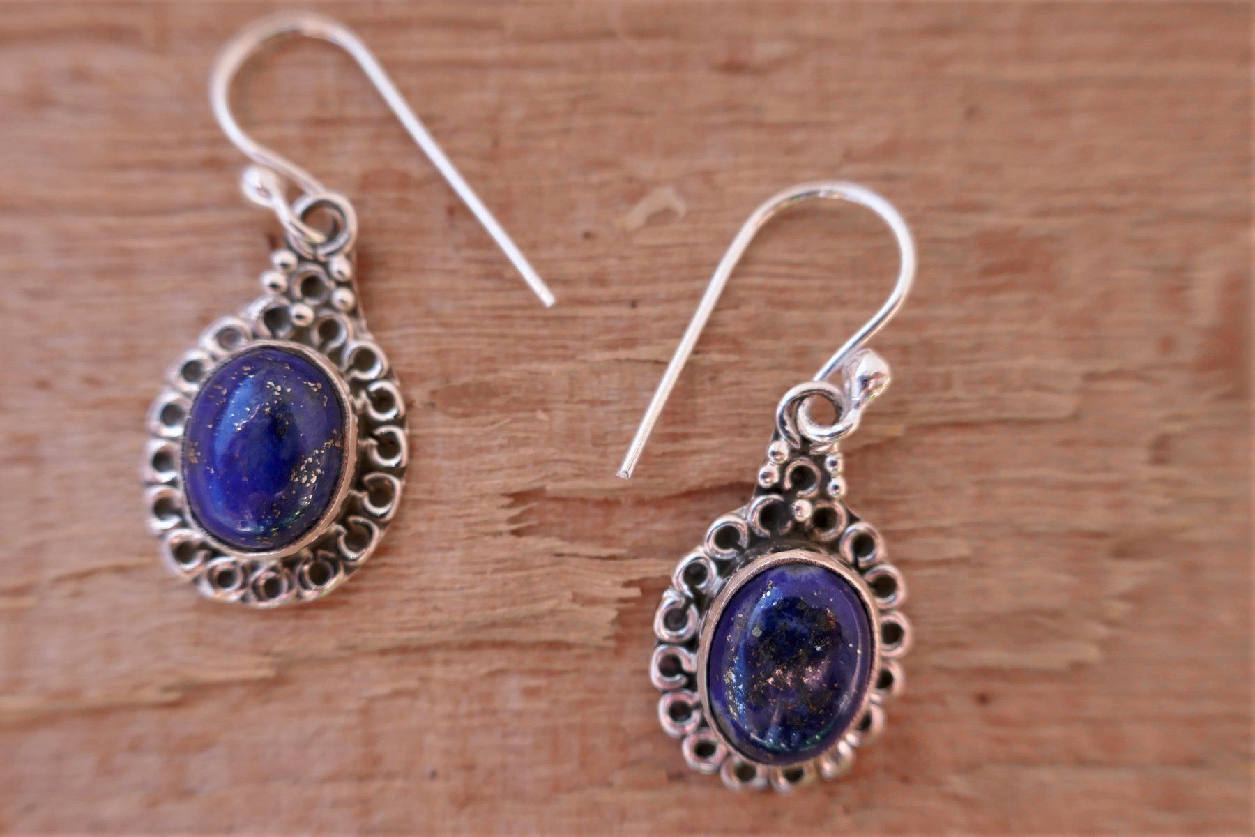 Orecchini pendenti & Orecchini a lobo: Ohrhänger Silber mit Lapis Lazuli – Nuovo (secondo la descrizione) da Arboldswil venduto da estrella925