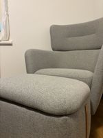 Couch sessel mit fussablage
