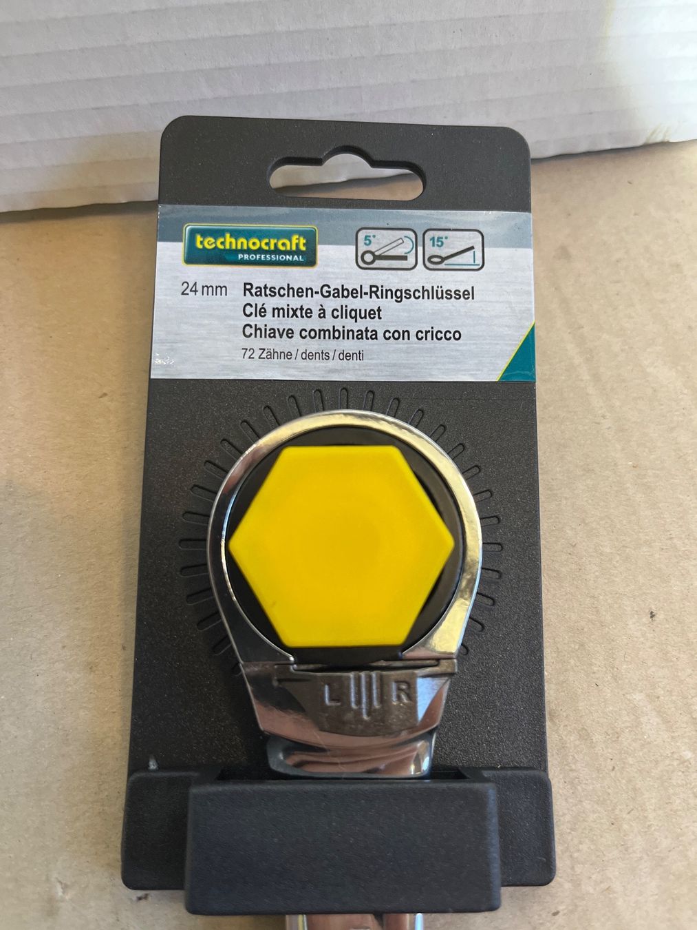 Technocraft Tutti gli attrezzi: Ratschen Gabel- Ringschlüssel 24mm – Usato da Tann venduto da Mad_less 1