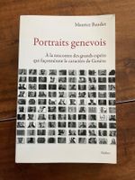 Livre Portraits genevois Maurice Baudet bon état