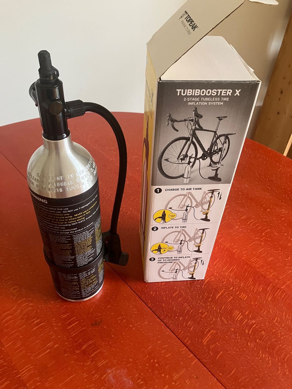 Topeak Pumpen: Topeak Tubeless Booster – Gebraucht aus Corcelles NE von Aris99 2