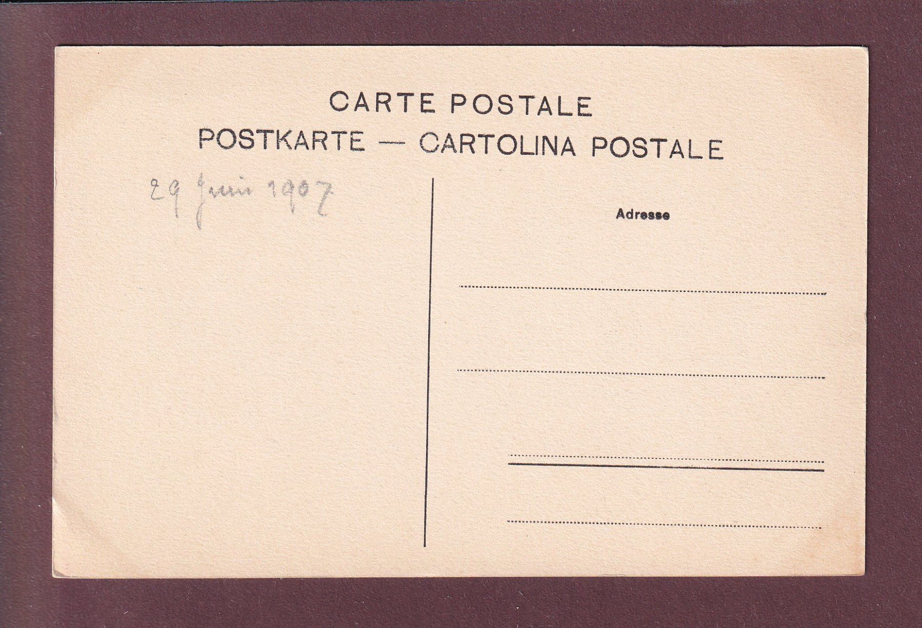 Cartoline postali: Eismeer - SCHRECKHORN - 1907 – Usato da Pully venduto da nicecards 1