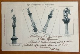 Neuchâtel - Les fontaines de Neuchâtel - 1900