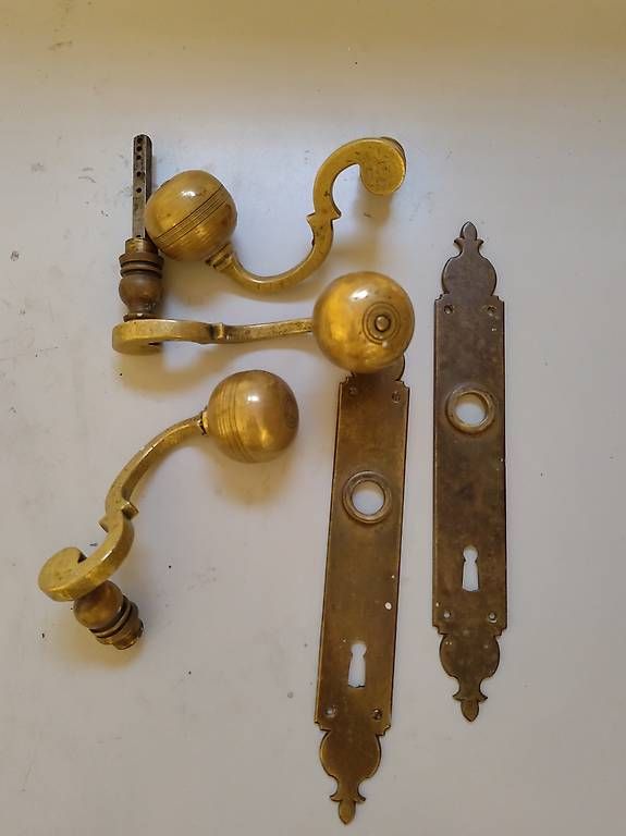 Ferramenta: Antike Türgriff/ Türdrücker, Bronze  – Usato da Frutigen venduto da Daniel_Fru 3