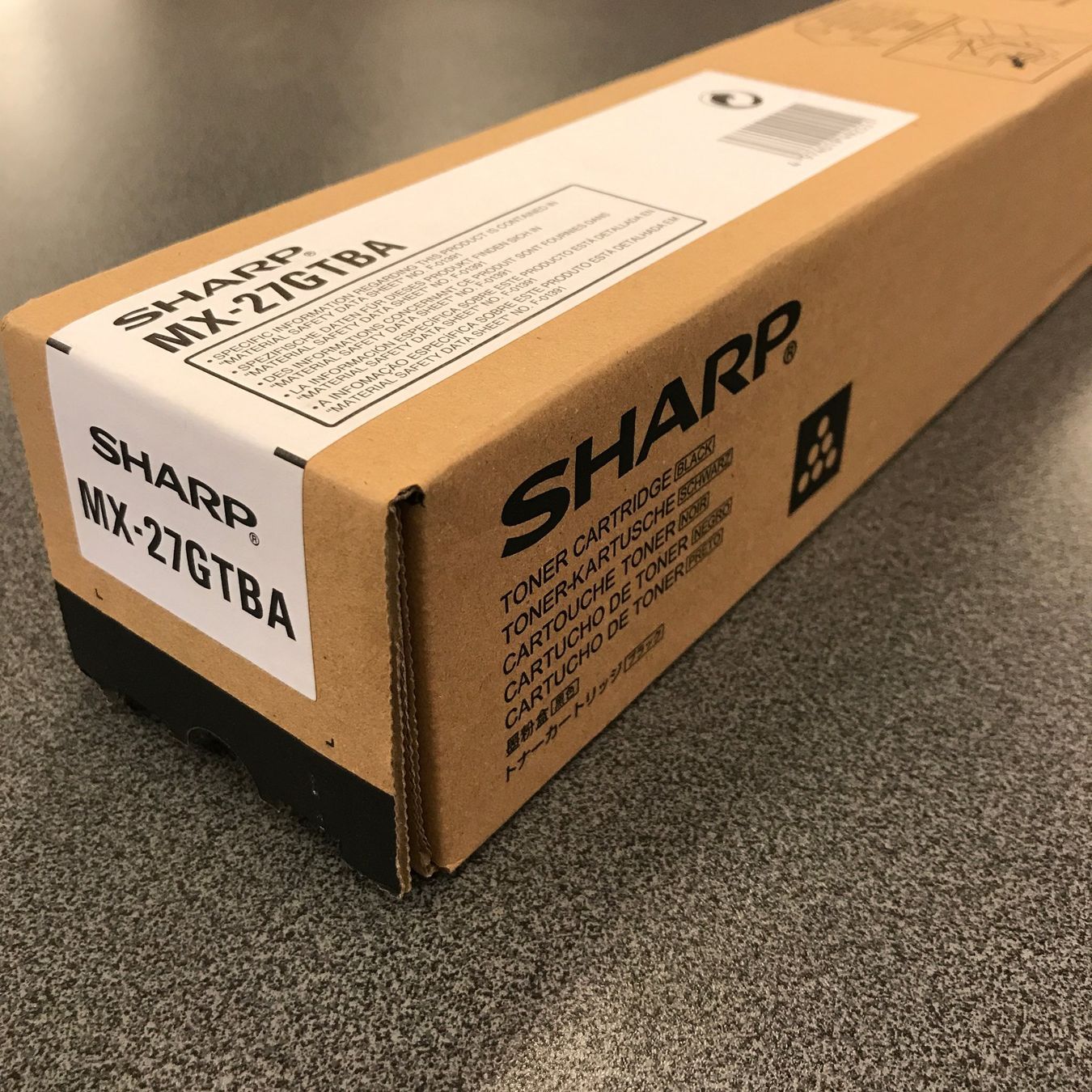 Sharp Druckerpatronen & Toner: Tonerkartusche für Sharp MX-27GTBA / Schwarz – Neu und originalverpackt aus Bischofszell von Typorama