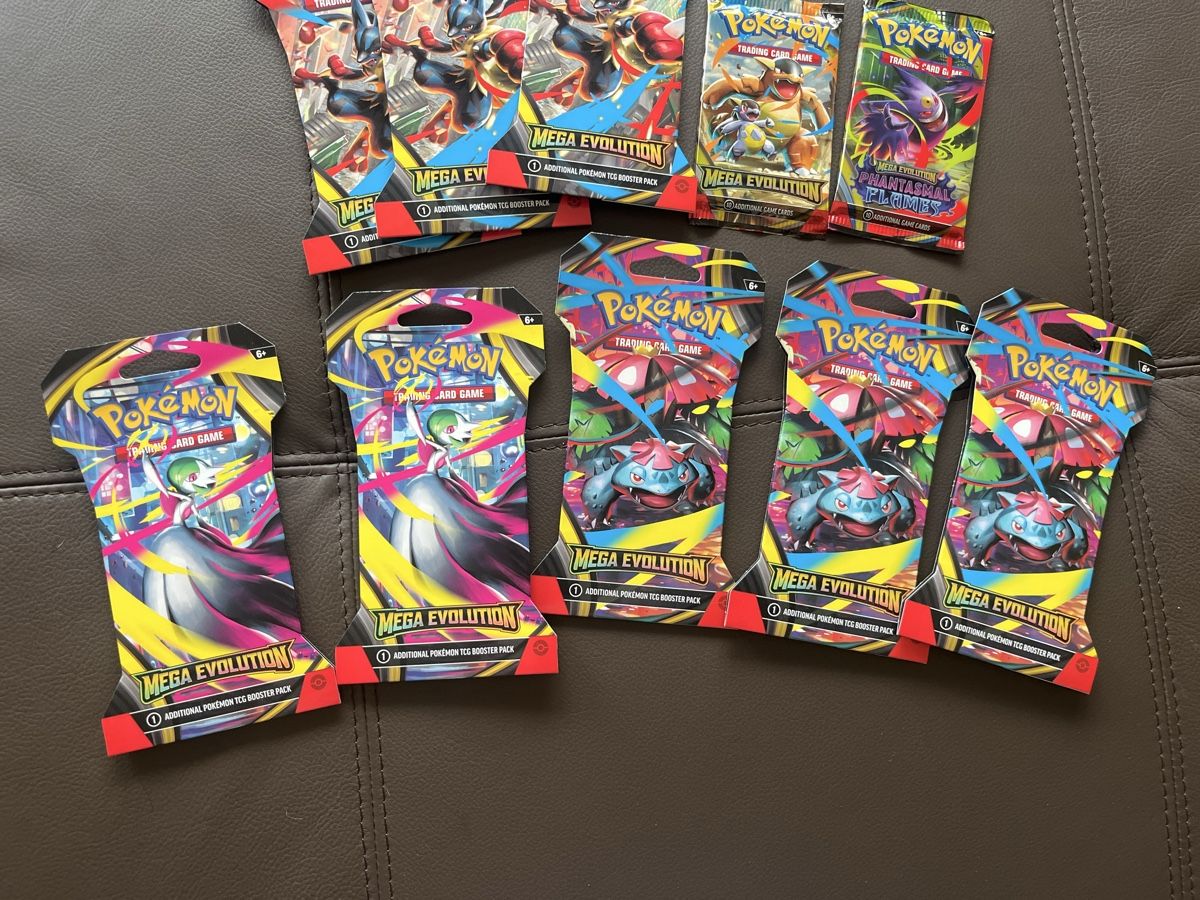 Pokémon Carte collezionabili: Pokémon Karten 9 Booster Packs Neu Mega Evolution – Nuovo (secondo la descrizione) da Au ZH venduto da curio.concept 1