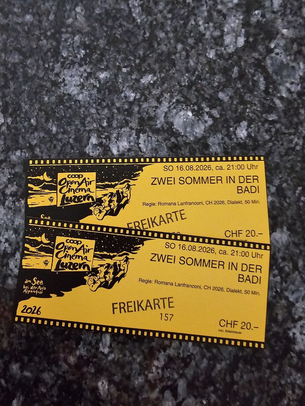 Biglietti: Openair Kino 16.August 2026 – Nuovo (secondo la descrizione) da Büttikon AG venduto da PAM120319