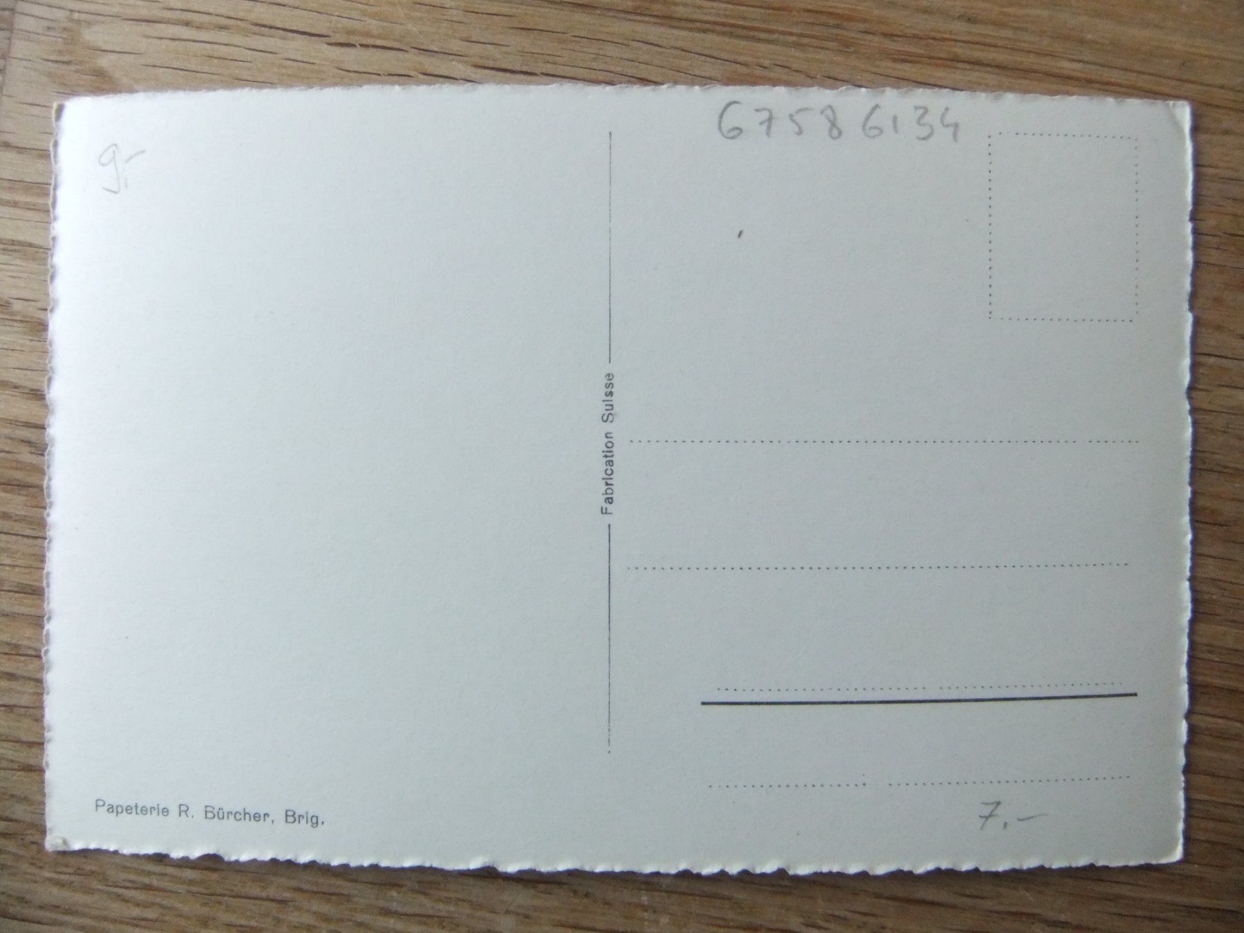 Cartoline postali: Brig im Winter Wallis Valais – Usato da St. Niklaus VS venduto da wunschlos54 1