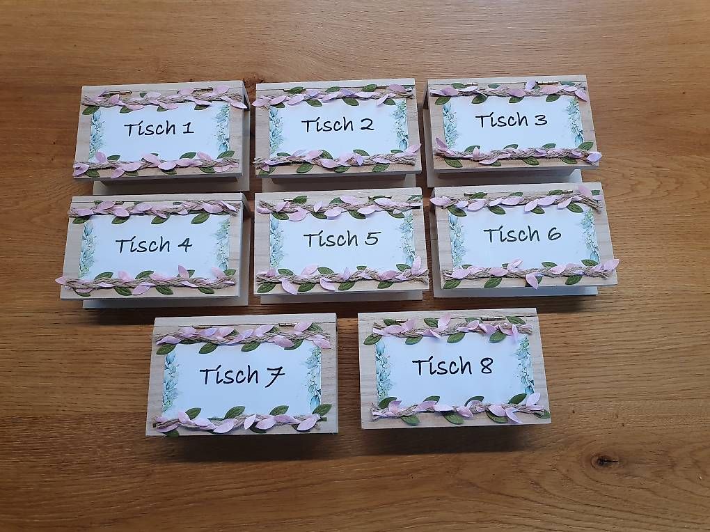 Tutte le decorazioni: Hochzeitsdeko / Tischdeko / Holzbox – Usato da Malters venduto da chhu89 1