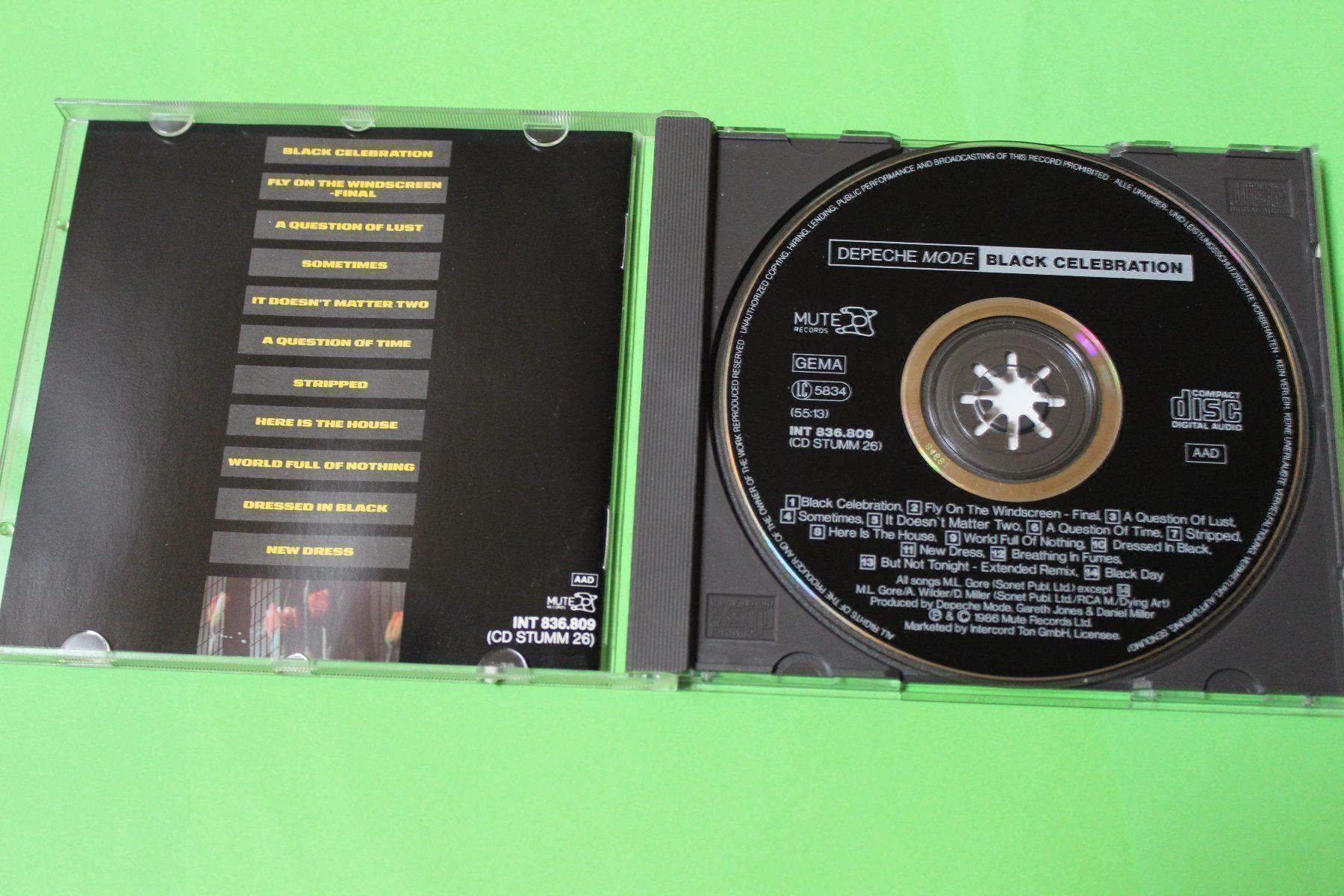 CDs: Depeche Mode - Black Celebration CD 1986 – D'occasion à Tübach par JamesStone 3