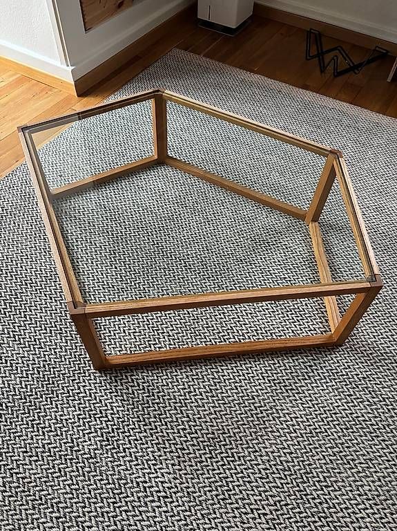 Tables: Glastisch aus Eschenholz – D'occasion à Zürich par Admac 2