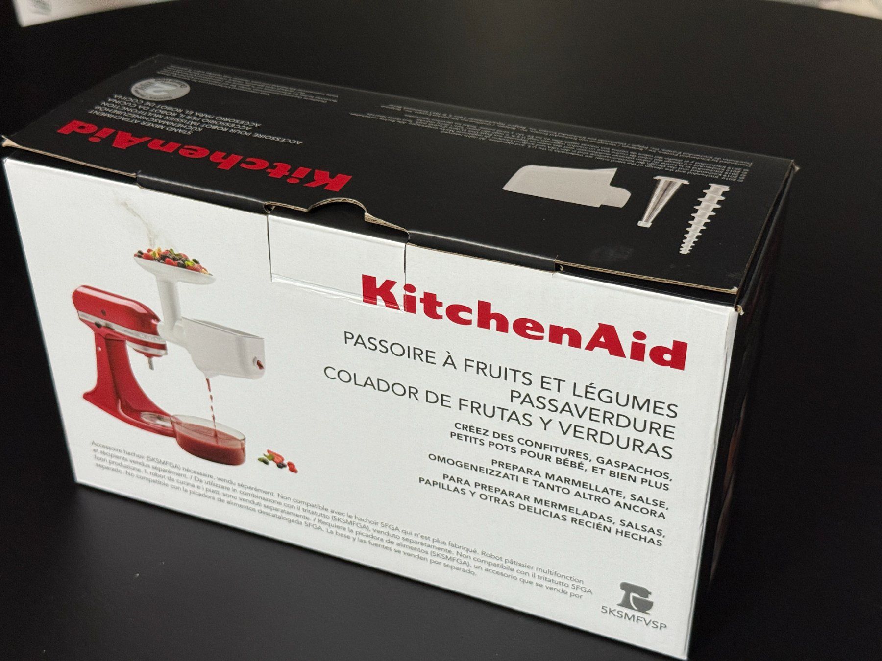 Kitchenaid Elettrodomestici da cucina: Le tamis KitchenAid 5KSMFVSP – Nuovo (secondo la descrizione) da Genève venduto da rosebud635 1