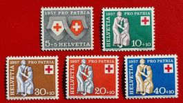 PRO PATRIA SATZ 81 - 85 1957** POSTFRISCH
