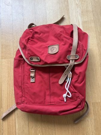 Rucksack Fjällräven G-1000 rot Leder 