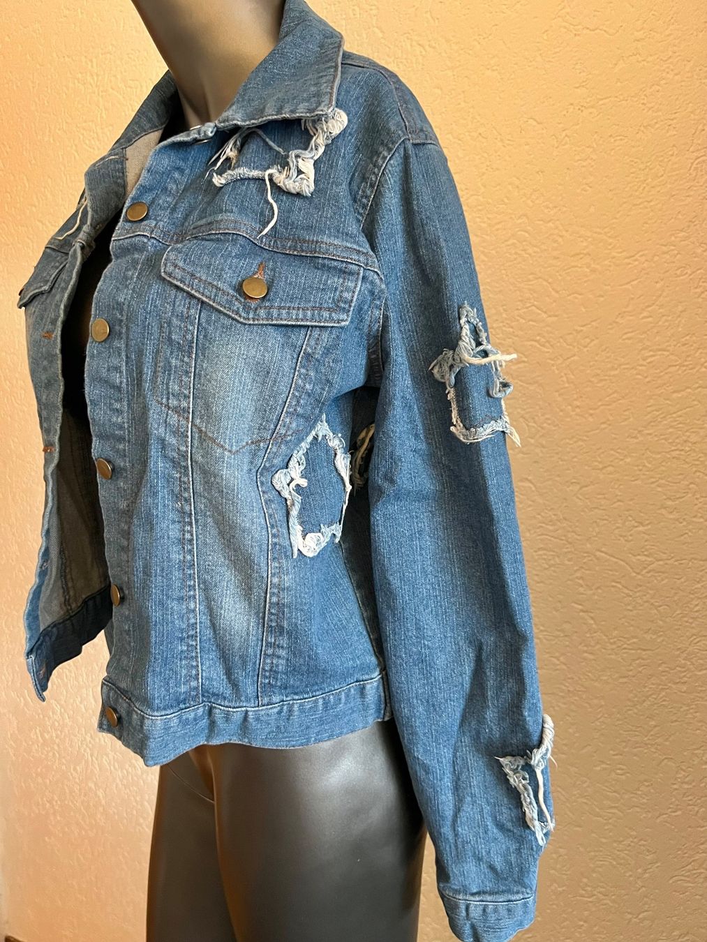 Jeans: Damen Denim Jeans Jacke Blau Gr S – Usato da Frenkendorf venduto da Style365 3