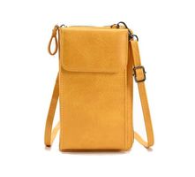 Damen Handtasche Umhängetasche für Handy Geldbörse etc. gelb