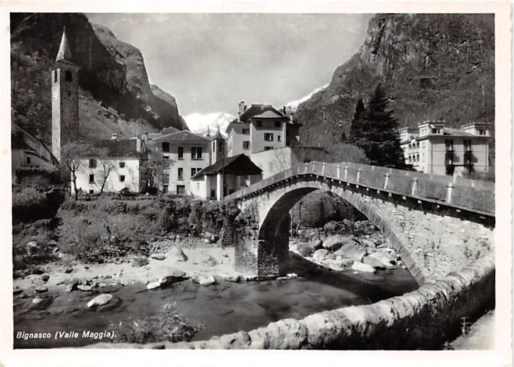 Cartes postales: Bignasco, Valle Maggia – D'occasion à Ottikon b.Kemptth. par Neptun1974