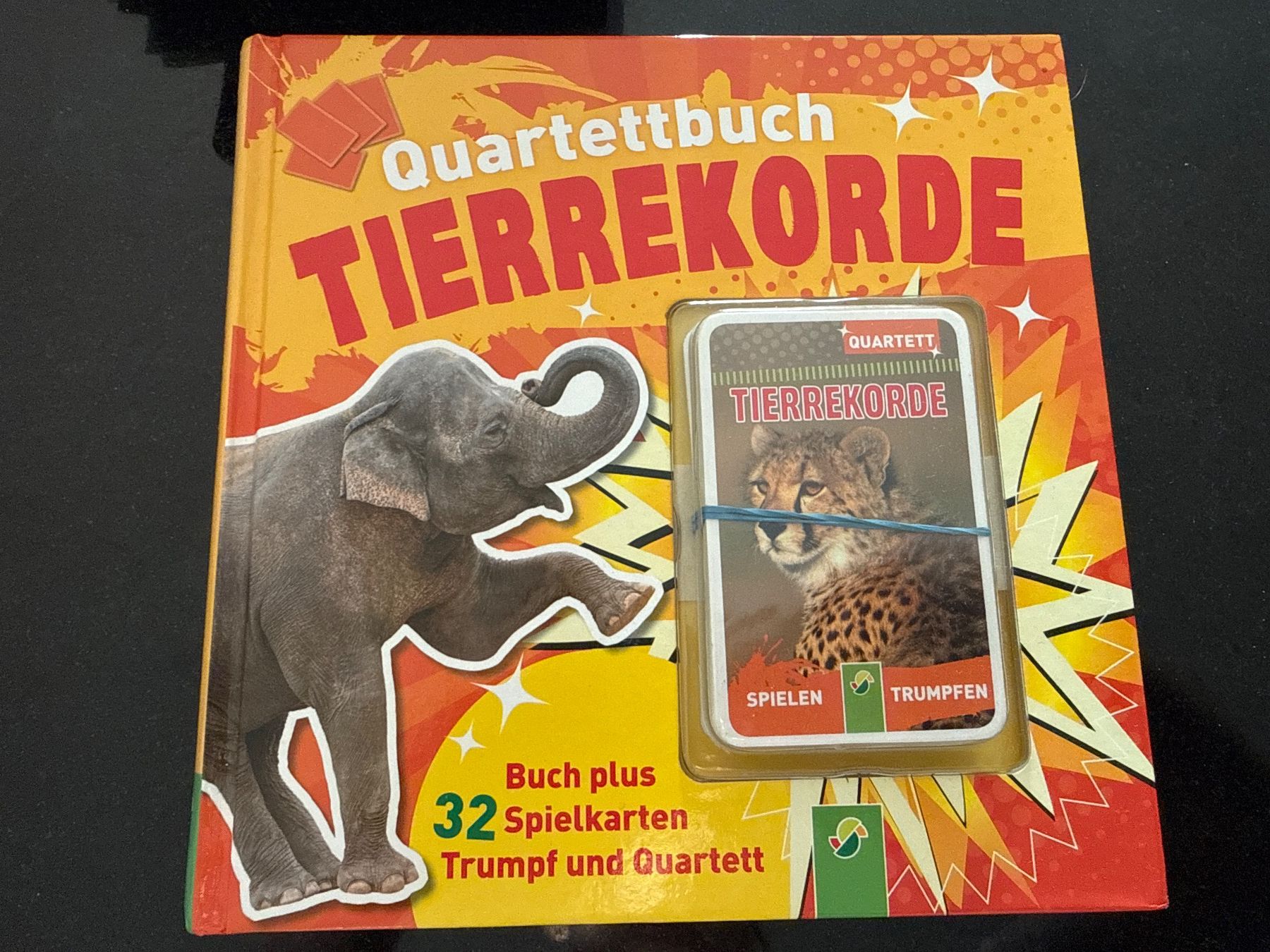 Bücher: NEU! Quartettbuch Tierrekorde mit Spielkarten – Neu und originalverpackt aus Schönenwerd von d.chiara