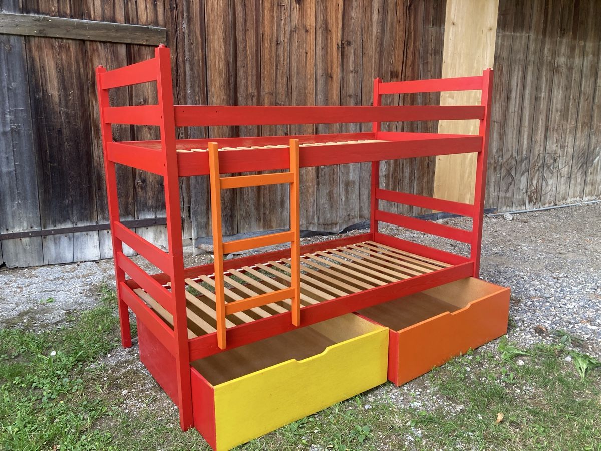 Letti: Original 70er Retro Etagenbett – Nuovo (secondo la descrizione) da Heimenschwand venduto da Beuggerts