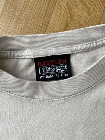 BABYLON VINTAGE TEE SIZE LARGE VERY GOOD CONDITION