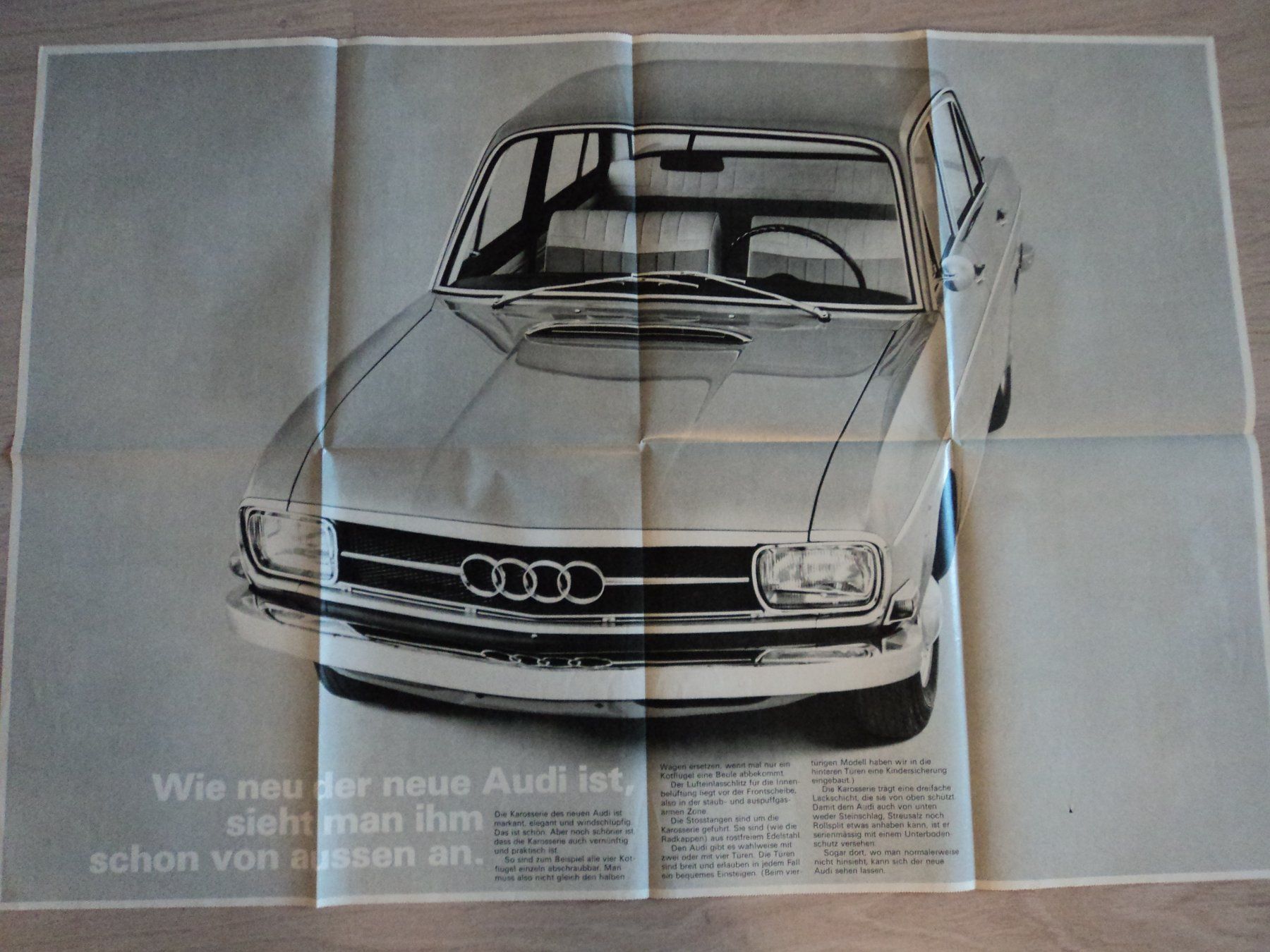 Documents: Prospekt Audi Auto Union ca. 1966 – D'occasion à Schwarzenburg par modelCARama