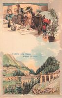 Wassen UR Viadotto sulla Reuss Litho