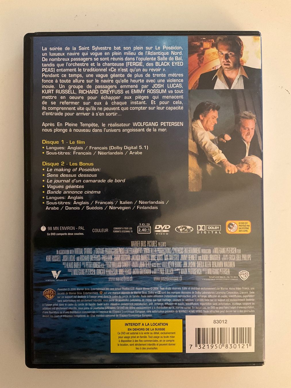 Tous les DVDs: DVD Poseidon – D'occasion à Veyrier par Deniro2 1