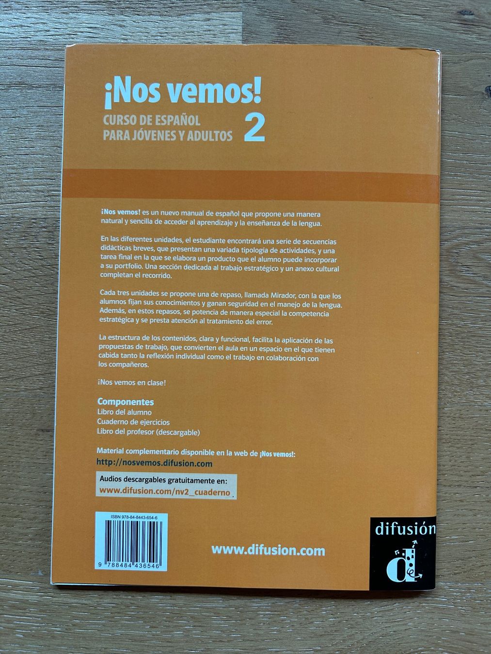 Bücher: Cahier méthode d'espagnol Nos vemos A2, non utilisé – Neu (gemäss Beschreibung) aus Martigny von m_juli 1