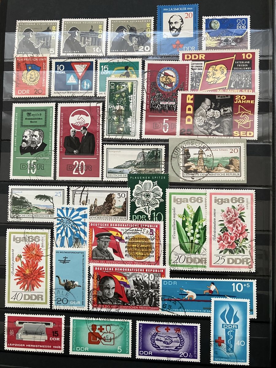 Alle Briefmarken: Deutschland DDR gest/postfr 6s 1962-66 – Gebraucht aus Cham von Diablo1232 5