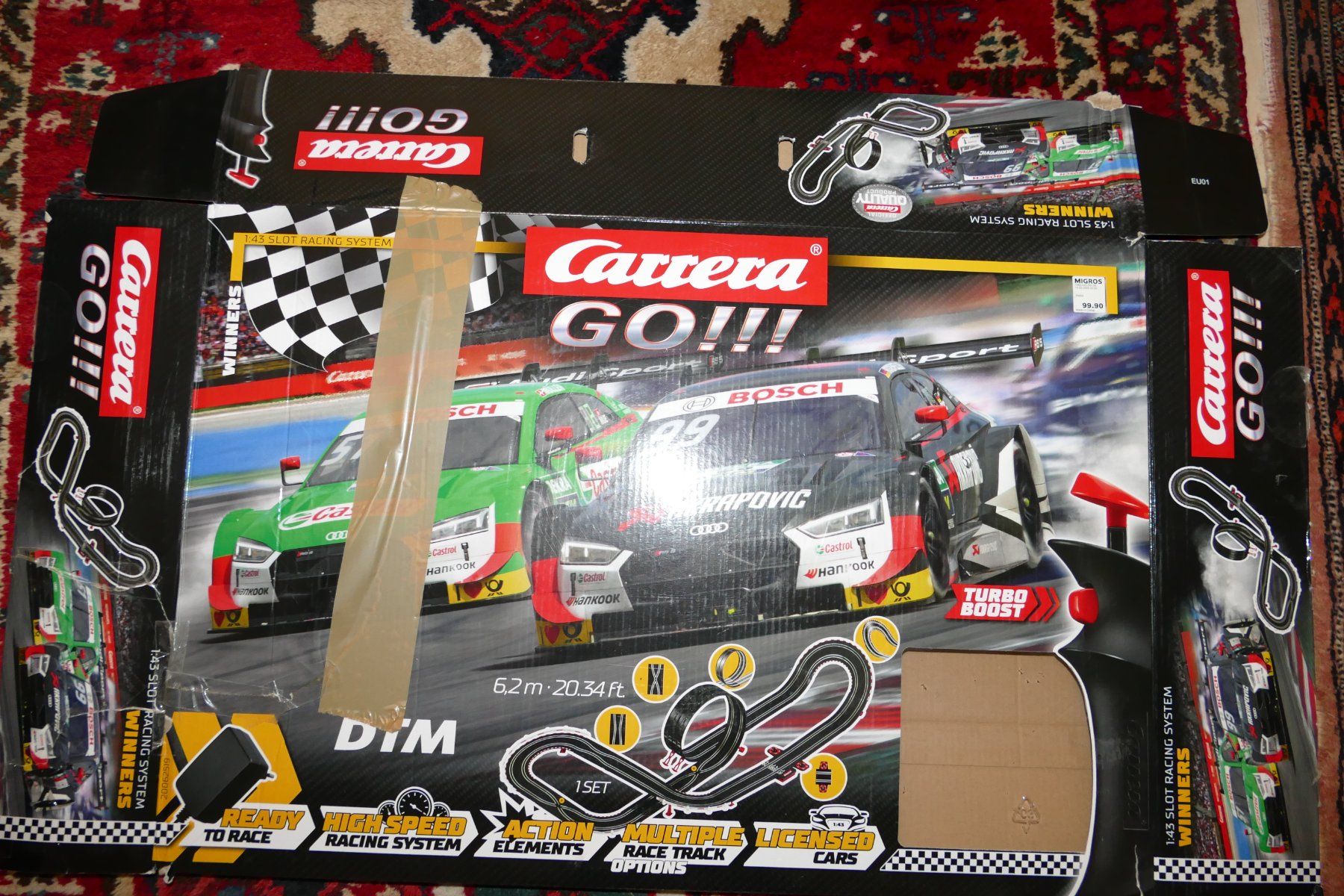 Carrera Rennbahnen: Carrera Go: 1:43 Slot Racing System – Gebraucht aus Niederhasli von rail-duerst