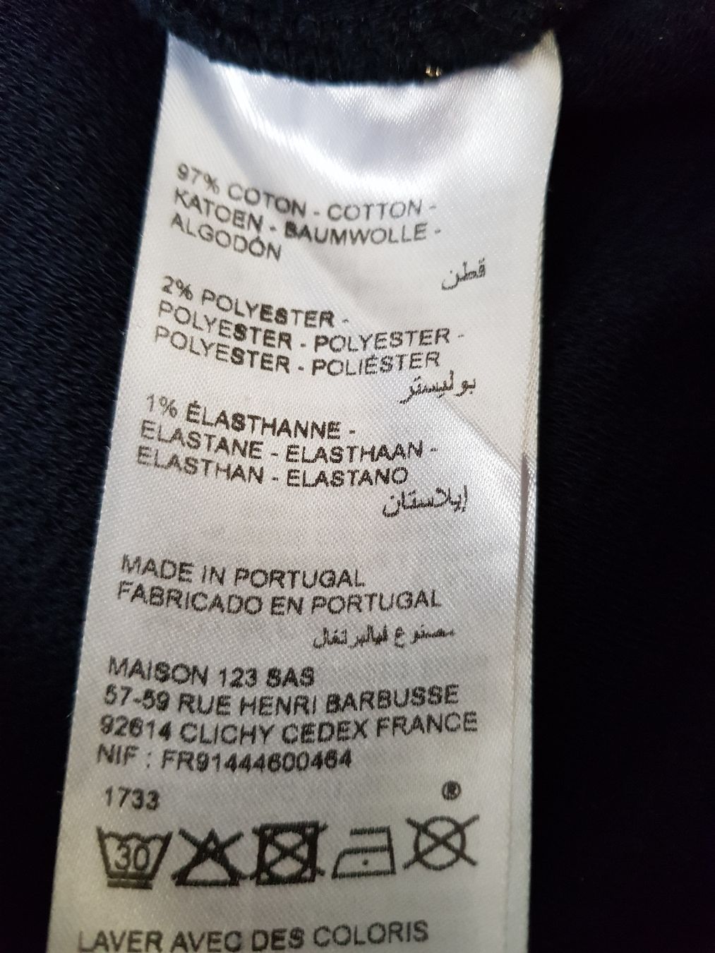 Maison 123 Maglioni & Felpe: Pull bleu marine effet pailleté Maison 123  Taille 36 – Usato da Veyrier venduto da sosozizou 3