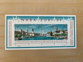 Briefmarken - NABA ZÜRI 84, Briefmarken Ausstellung,