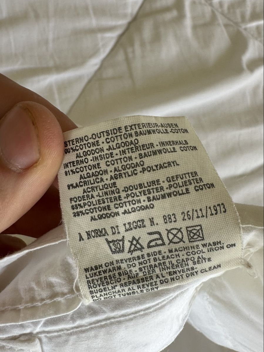 Dolce & Gabbana Pantaloni: D&G White Vintage Y2K Cargo Pants - Size Medium – Usato da Zürich venduto da megastored 4