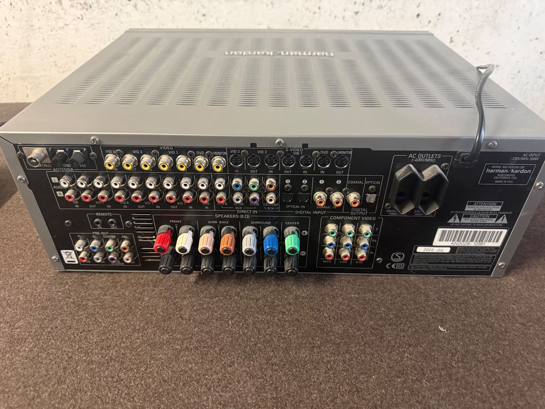Harman-Kardon Ricevitori: Harman Kardon AVR 235 + CD/DVD Player – Usato da Niederscherli venduto da ija_y67c 2