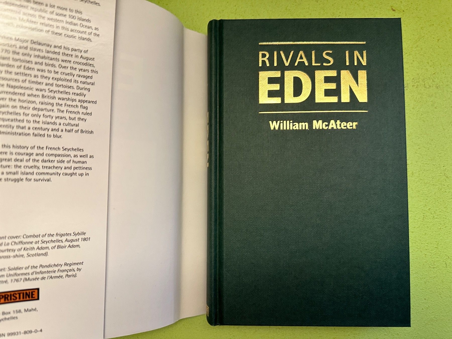 Libri: William McAteer: Rivals in Eden. – Usato da Zürich venduto da allp 1