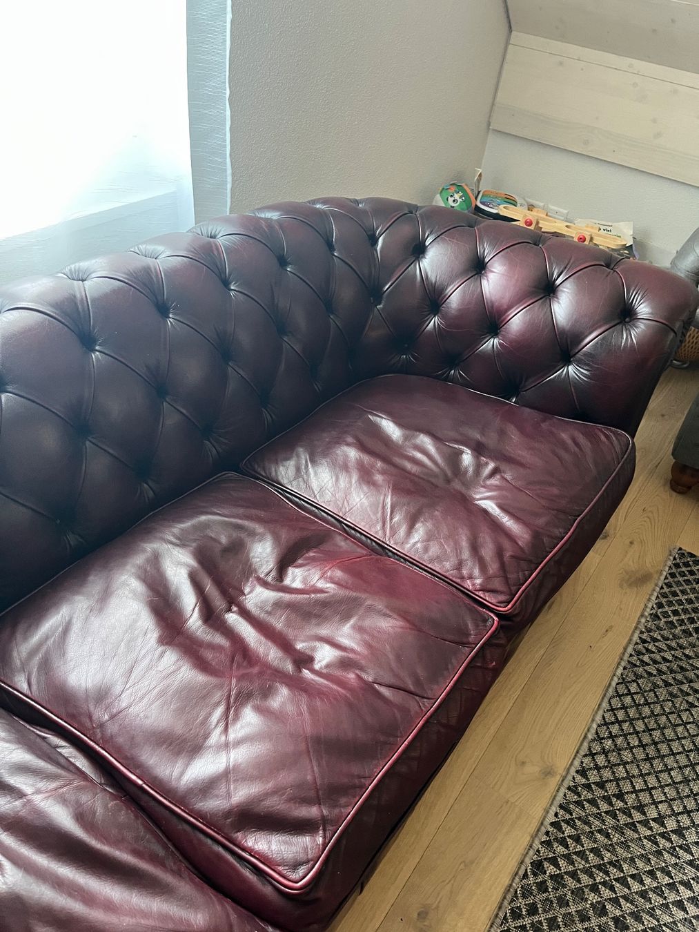 Divani: Chesterfield-Sofa / Ledersofa / Top-Zustand – Usato da Obfelden venduto da User500 1