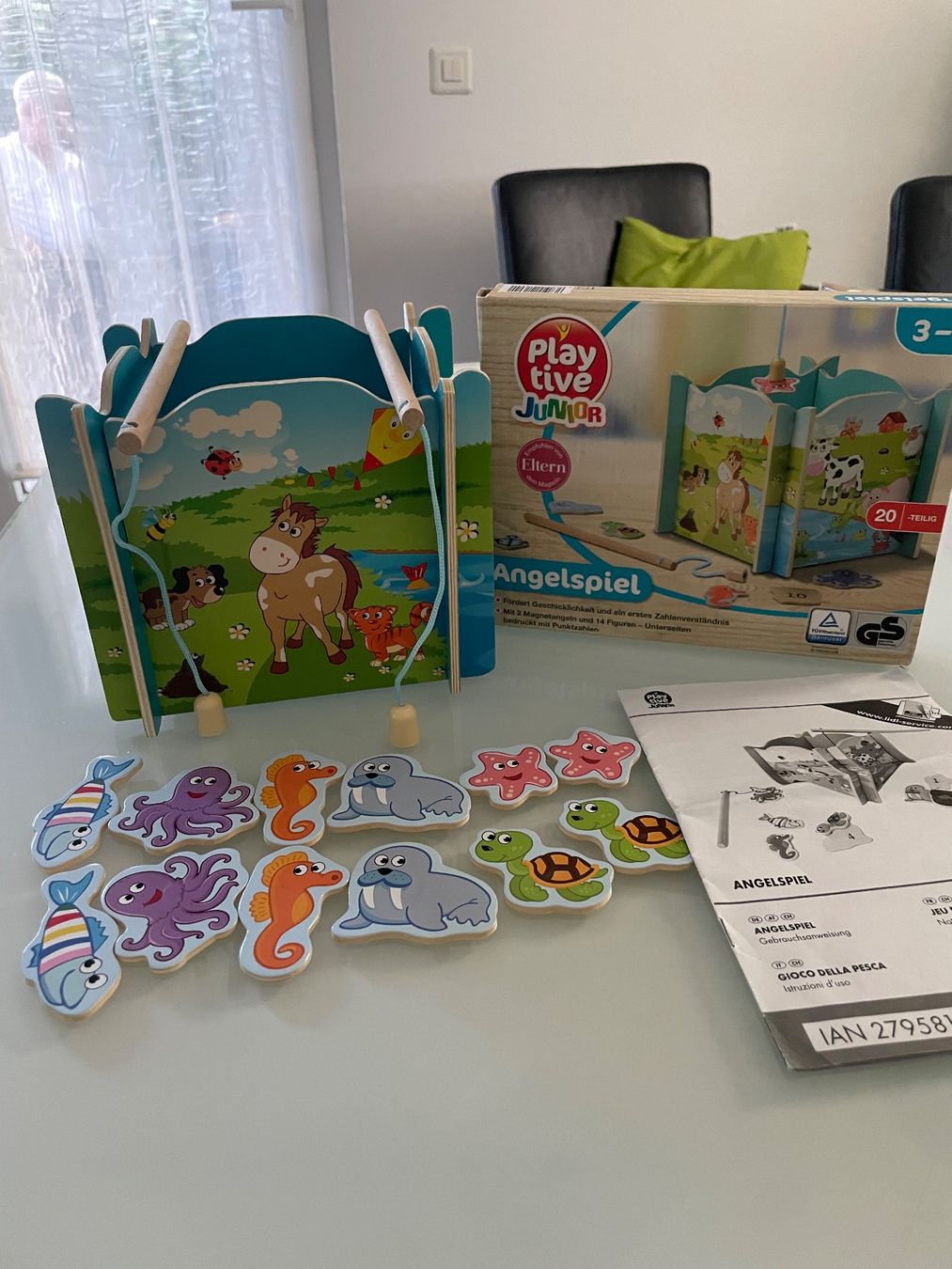 Spiele: Angelspiel echtholz 3-5 jahre – Gebraucht aus Pfeffingen von Purzzeli 1