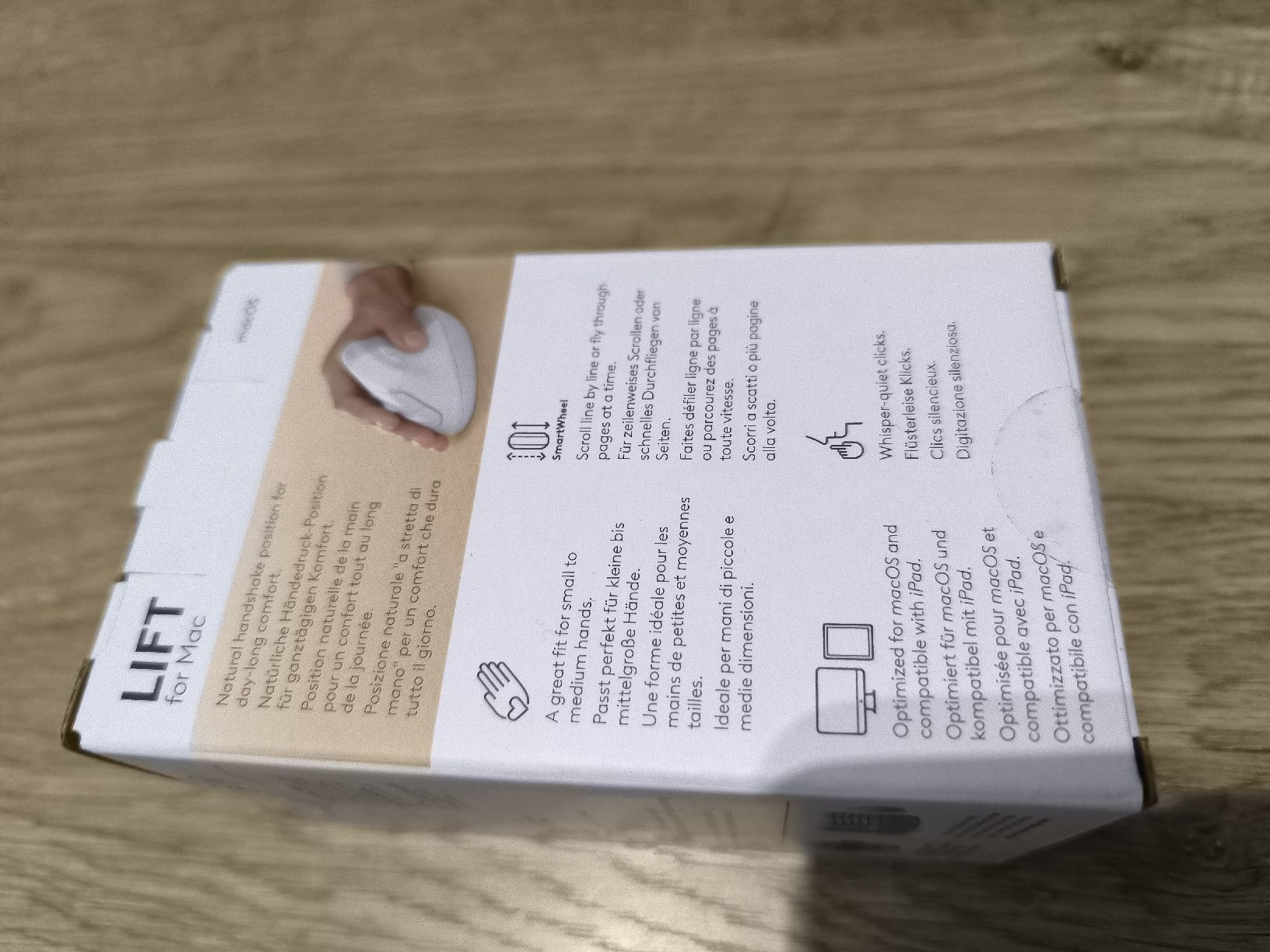 Logitech Mouse: Verticale Ergonomische Maus von Logitech für Mac – Nuovo e nell'imballaggio originale da Oberburg venduto da e-swat 1