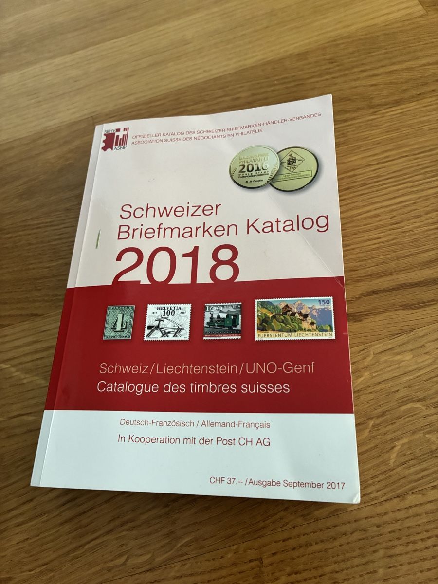 Tutti i francobolli: Schweizer Briefmarken Katalog 2018 – Usato da Riehen venduto da vernizi