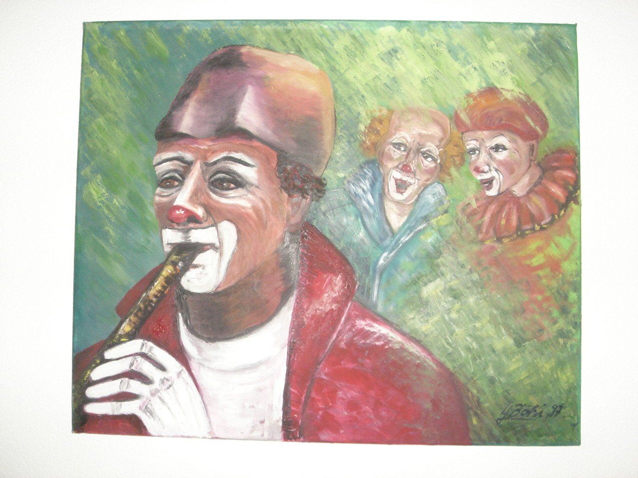 Foto & Immagini: Bild mit Clowns Grösse 60x50cm – Usato da Büren an der Aare venduto da Strahler0 1