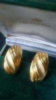 Vintage Old Stock Clips Klips herrlicher Goldglanz schön NEU