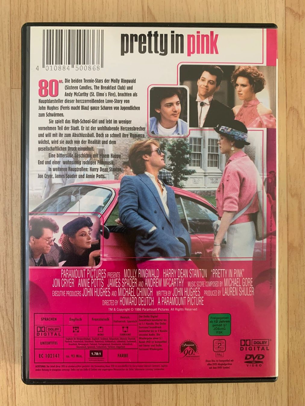 Tutti i DVDs: Pretty in Pink (1986, DVD) – Usato da Sissach venduto da BeetleMouse 1