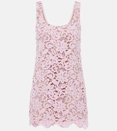 SELF PORTRAIT Mini Kleid Rosa Spitze UK8 CH36 Neu NP 335Fr