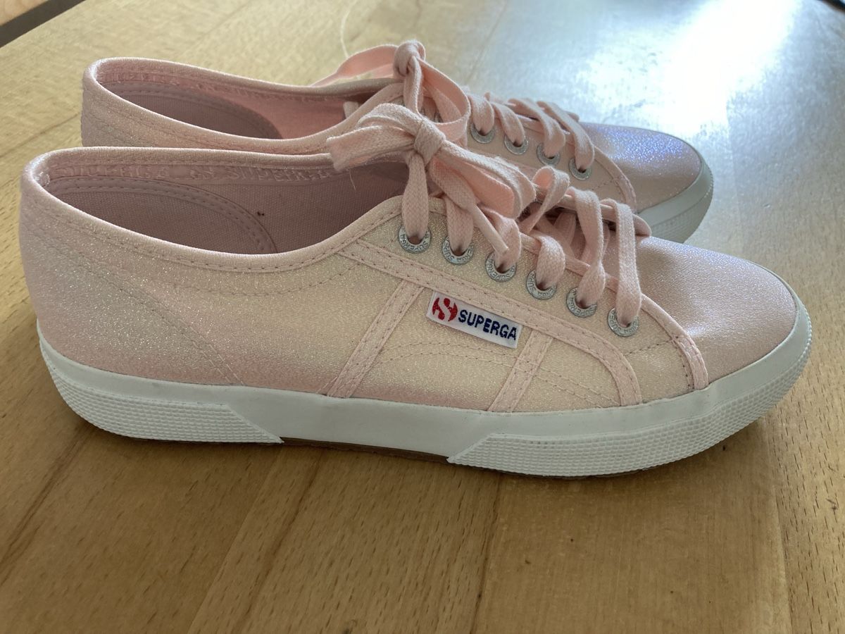 Superga Damenschuhe: Superga Sneaker rosa Glitzer 39 neu – Neu (gemäss Beschreibung) aus Rickenbach ZH von Vanijo 1