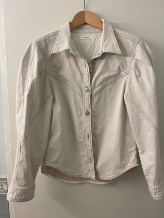 Isabel Marant Etoile Bluse Farbe hellbeige Grösse 38