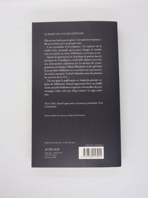 Bücher: David Lagercrantz - Millénium 4 - 2015 – Gebraucht aus Porrentruy von Kim017 1